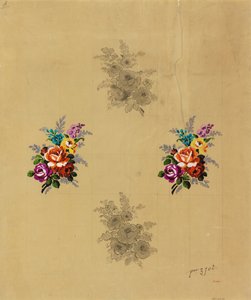 織物のデザイン 作： Unbekannt Unbekannt